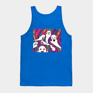 Funny Little Ghosts Halloween Tank Top